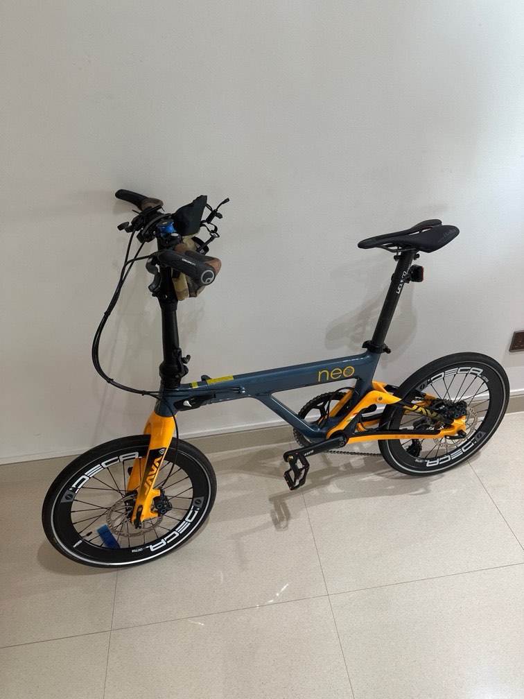 Java neo hotsell carbon folding bike