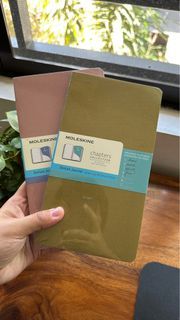 Moleskine Dotted Journal (Olive and Blush)