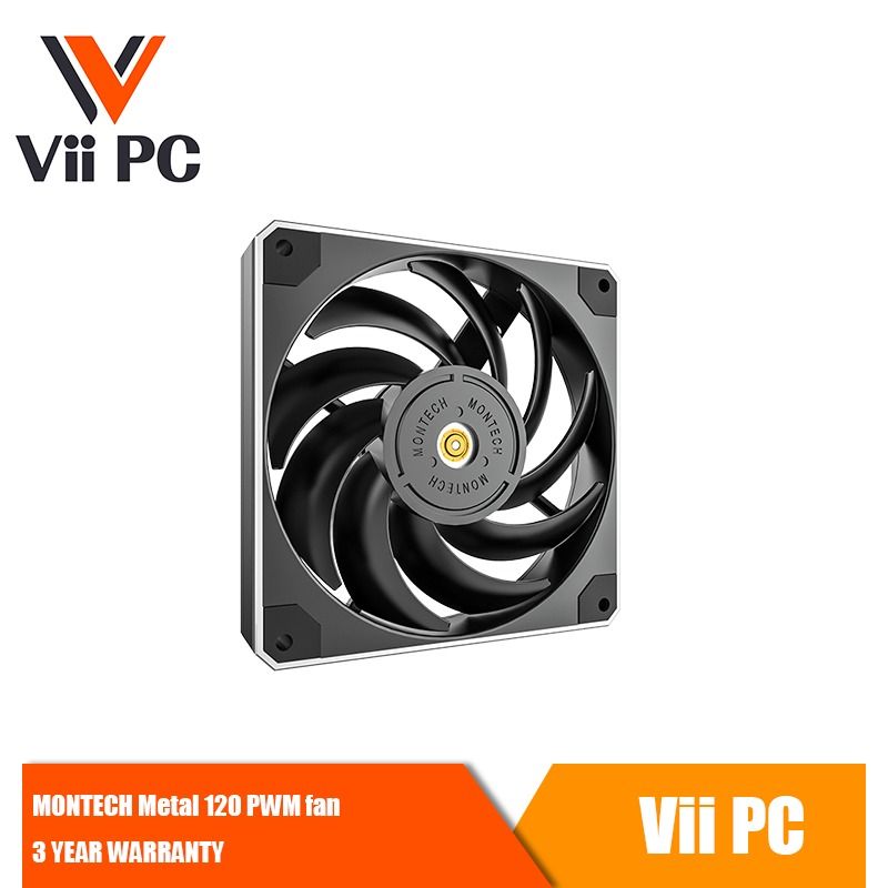 MONTECH Metal 120 PWM fan, Computers & Tech, Parts & Accessories ...