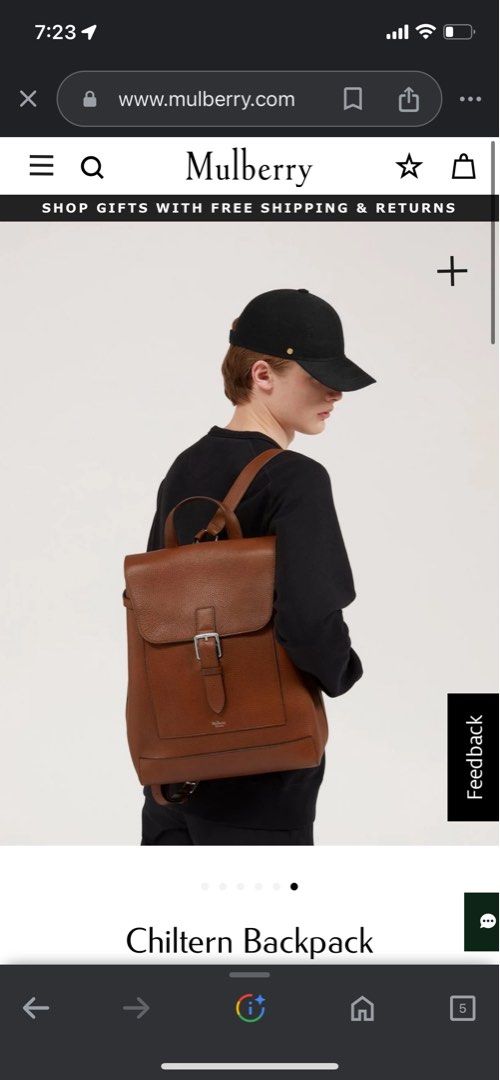Mulberry chiltern backpack discount