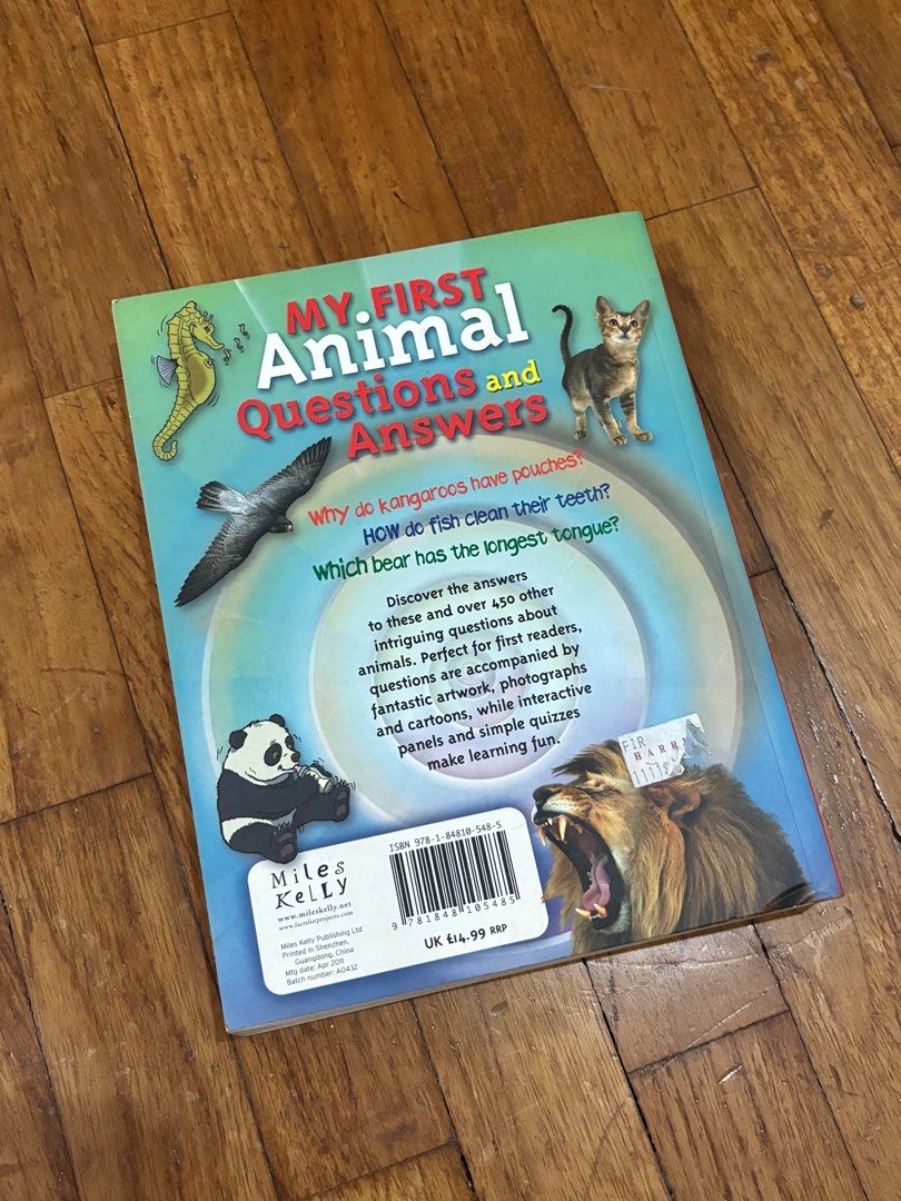 My First Animal Question and Answers, Hobbies & Toys, Books & Magazines ...