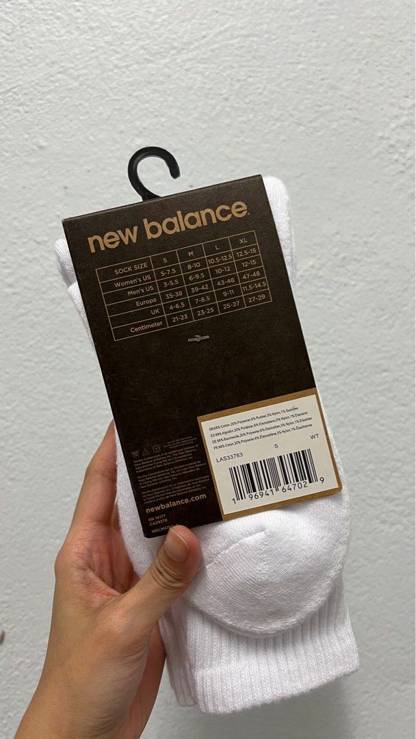 New balance socks size guide hotsell