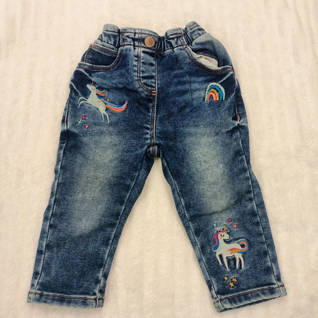 NEXT 9 12M JEANS UNICORN