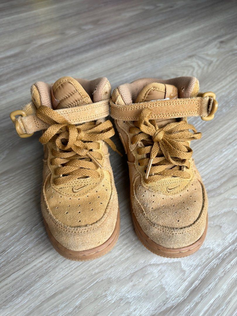 Nike air force sale 1 toddler wheat