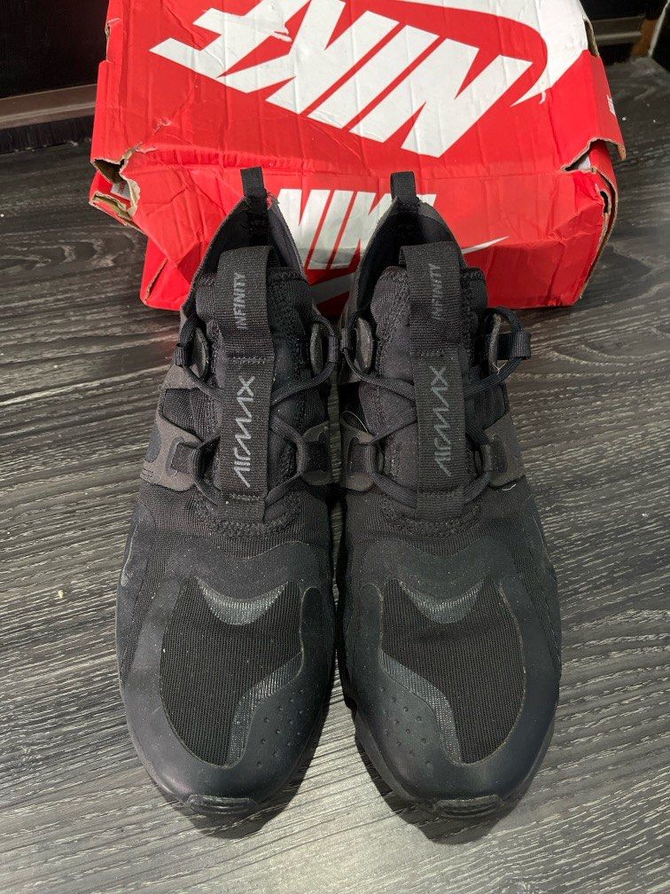 nike air max infinity triple black