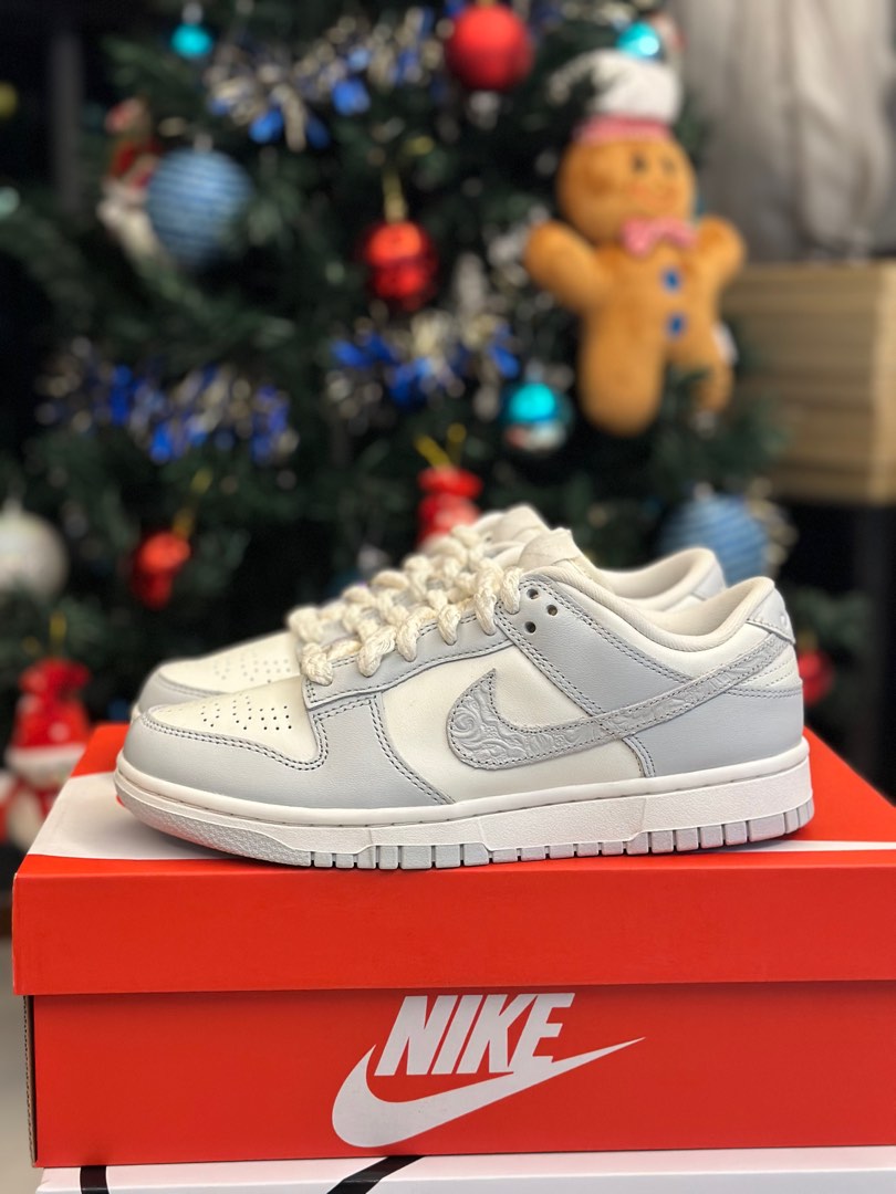 Nike Dunk Low needlework, Women's Fashion, Footwear, Sneakers on Carousell