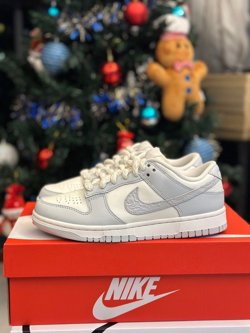 Nike Dunk Low needlework, Women's Fashion, Footwear, Sneakers on Carousell