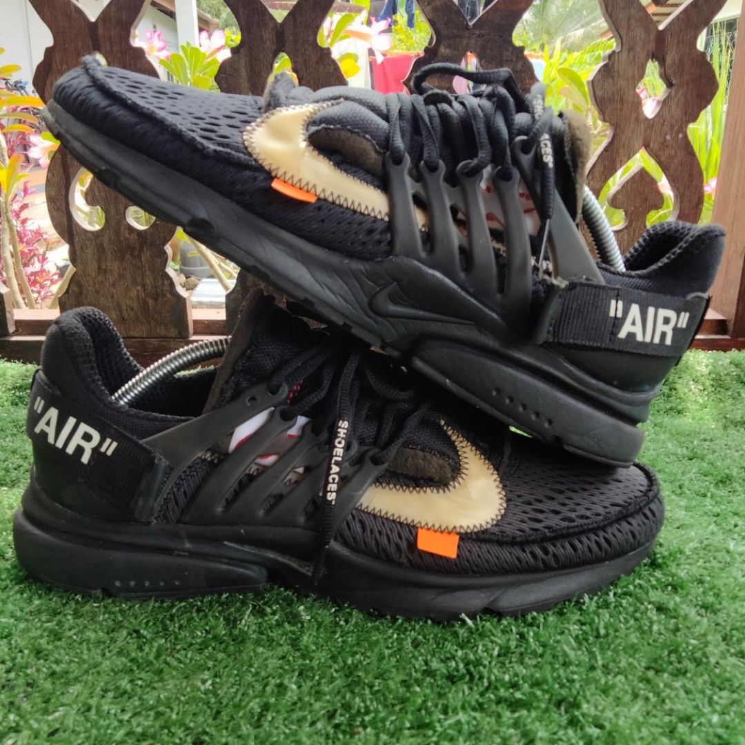 Nike presto x store off white black