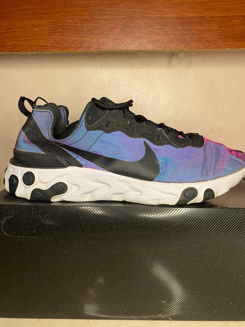 Men's nike react element 55 premium deals casual shoes