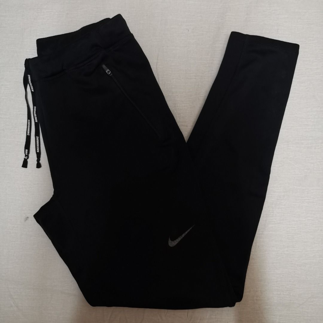 Nike Running Track Pants (Black) Small (fits best Medium) L38 x W28-30,  Men's Fashion, Activewear on Carousell
