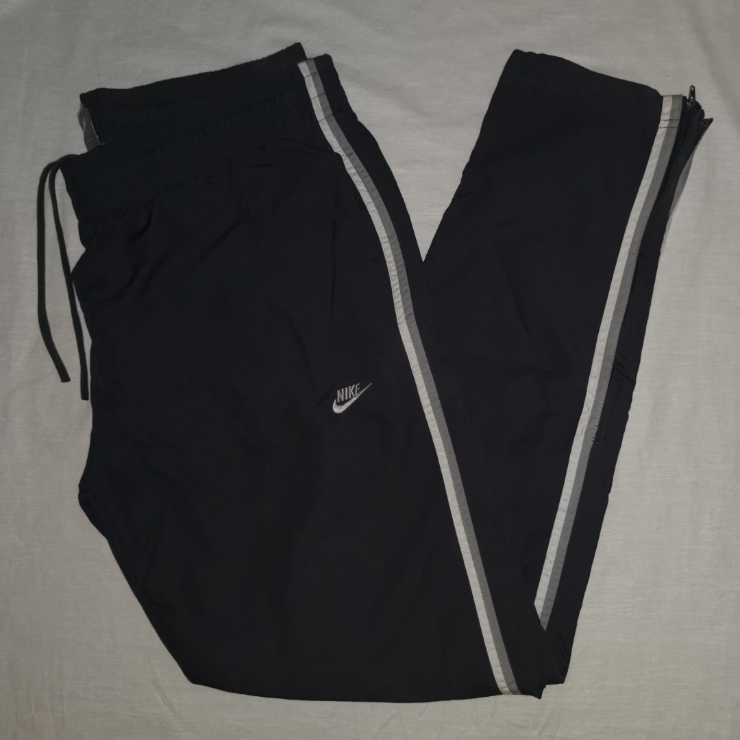 Nike tape clearance track pants black