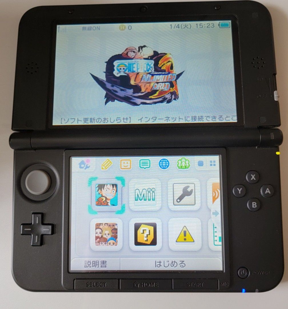 Nintendo 3DS LL One Piece 特別版（連game）, 電子遊戲, 電子遊戲機  