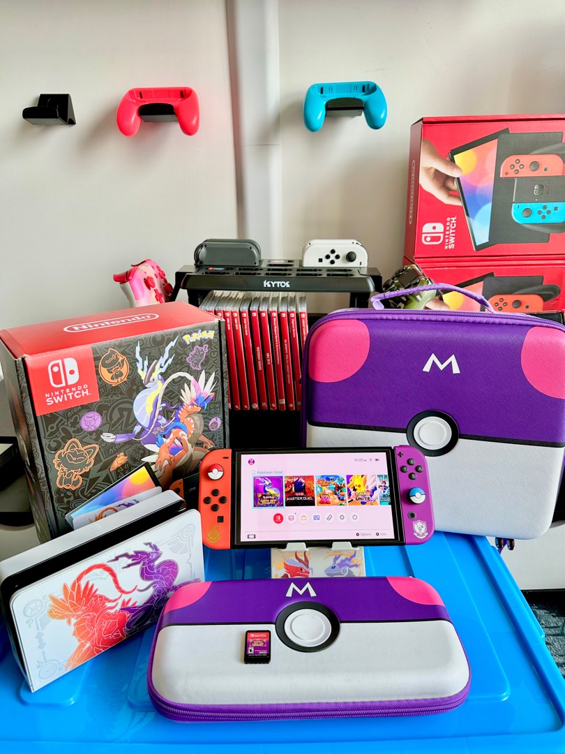 Nintendo Switch Pokemon Collection Set, Video Gaming, Video Game ...