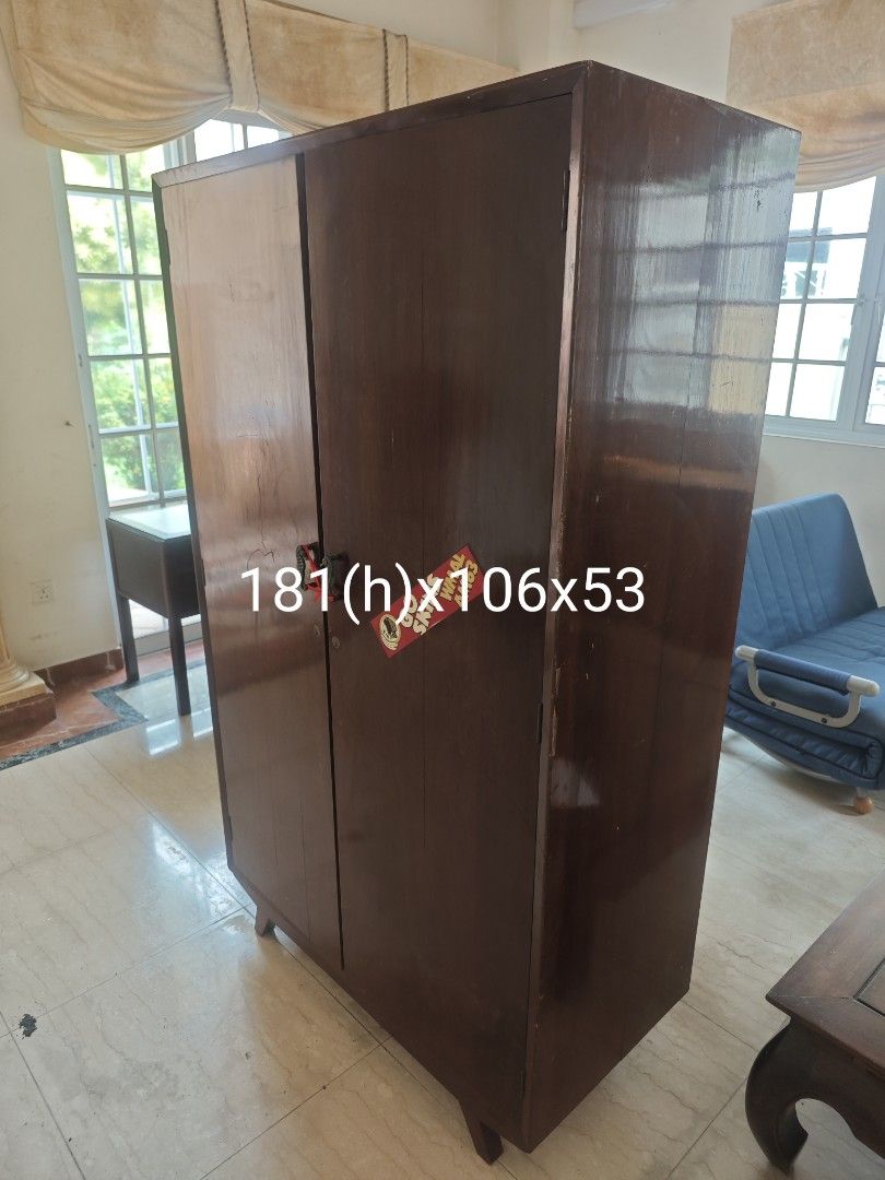 Old wooden outlet wardrobe for sale