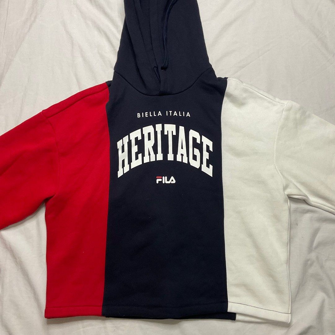 Original Fila Heritage Croptop Jacket Women s Fashion Coats Jackets and Outerwear on Carousell