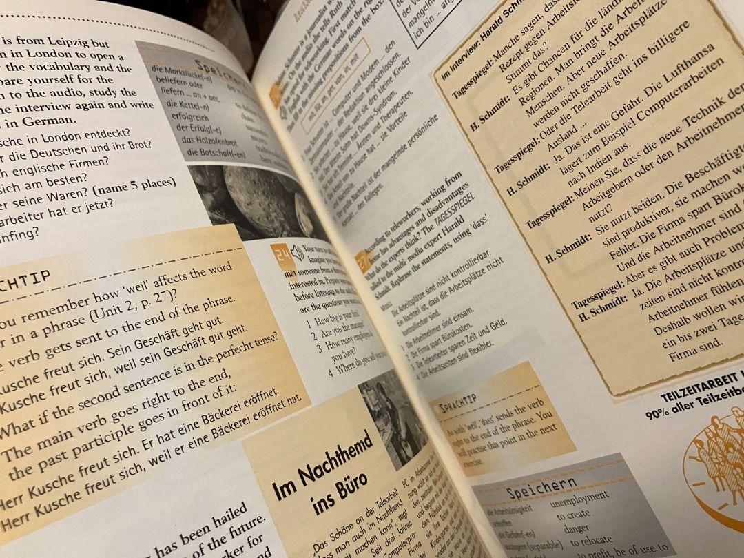 PAPERBACK BBC Deutsch German Plus 2 Coursebook Language Learning Book ...