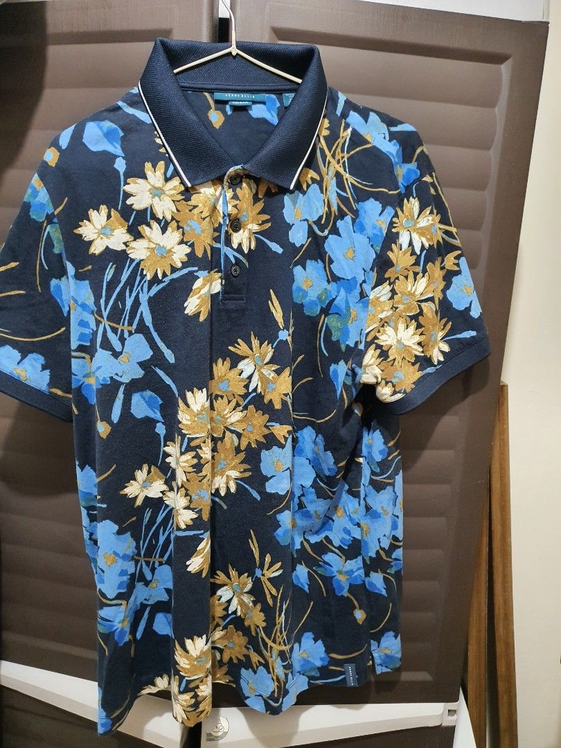 Perry ellis pima cotton polo hot sale