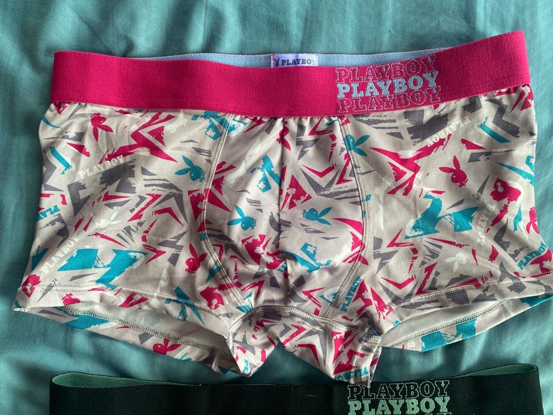 Playboy men underwear, Men's Fashion, Bottoms, New Underwear on