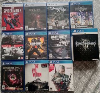 PlayStation 5/4/3 games & steelbook for sale!