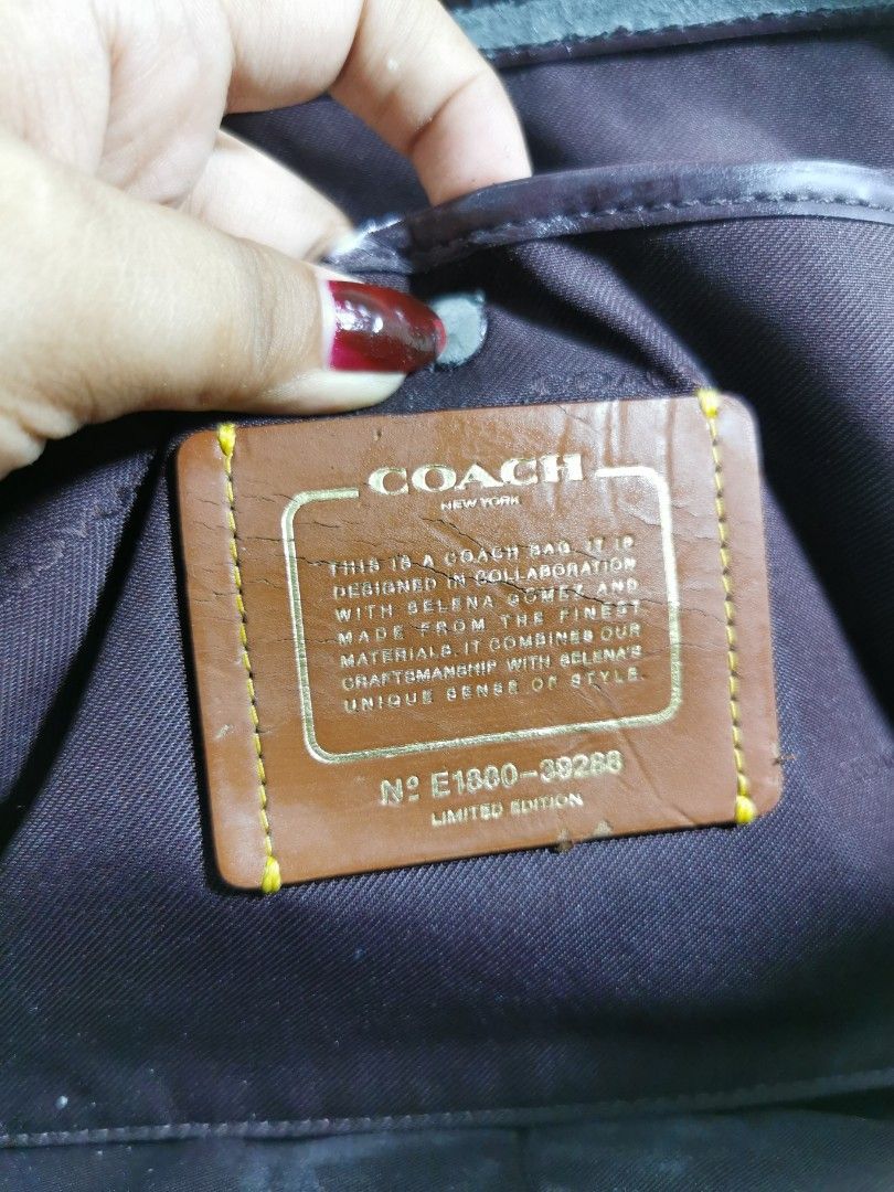 Coach x selena gomez colorblock bond bag on sale