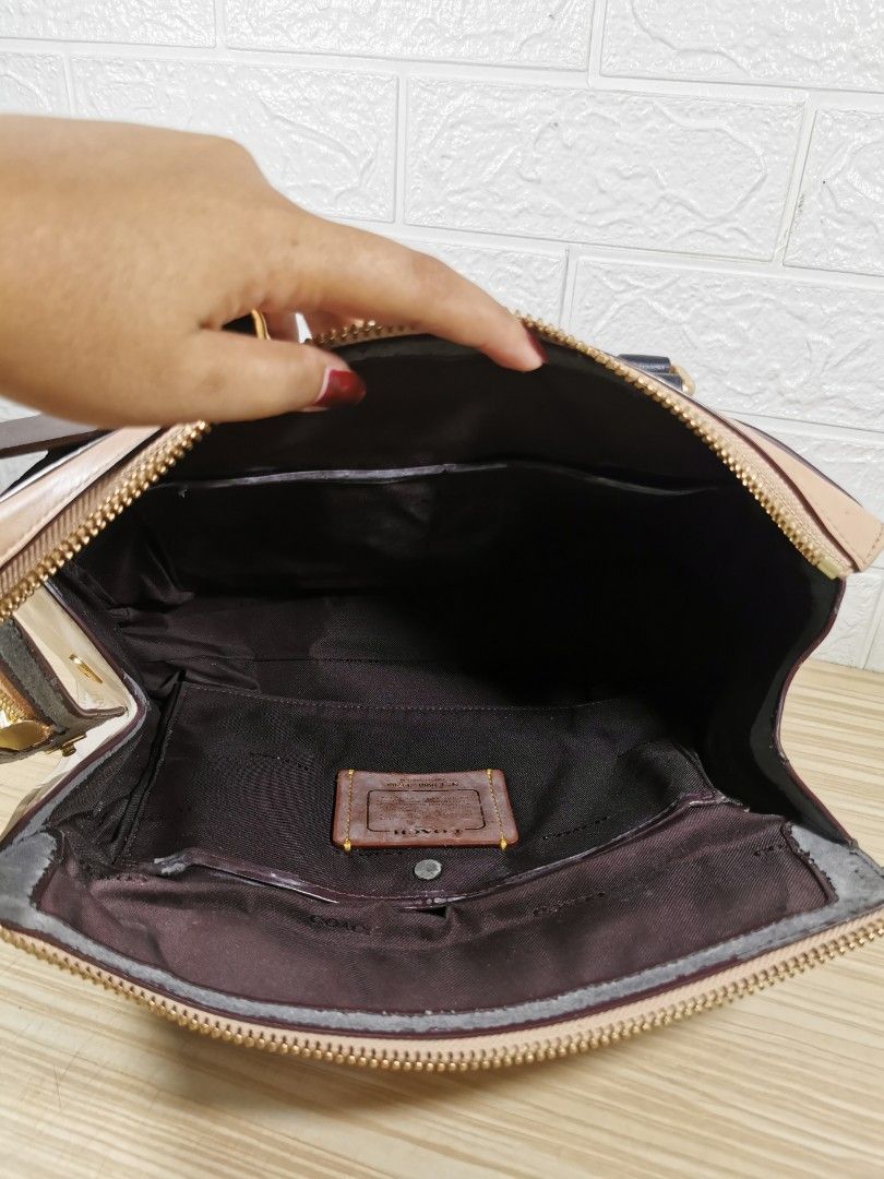 Coach x selena outlet gomez colorblock bond bag