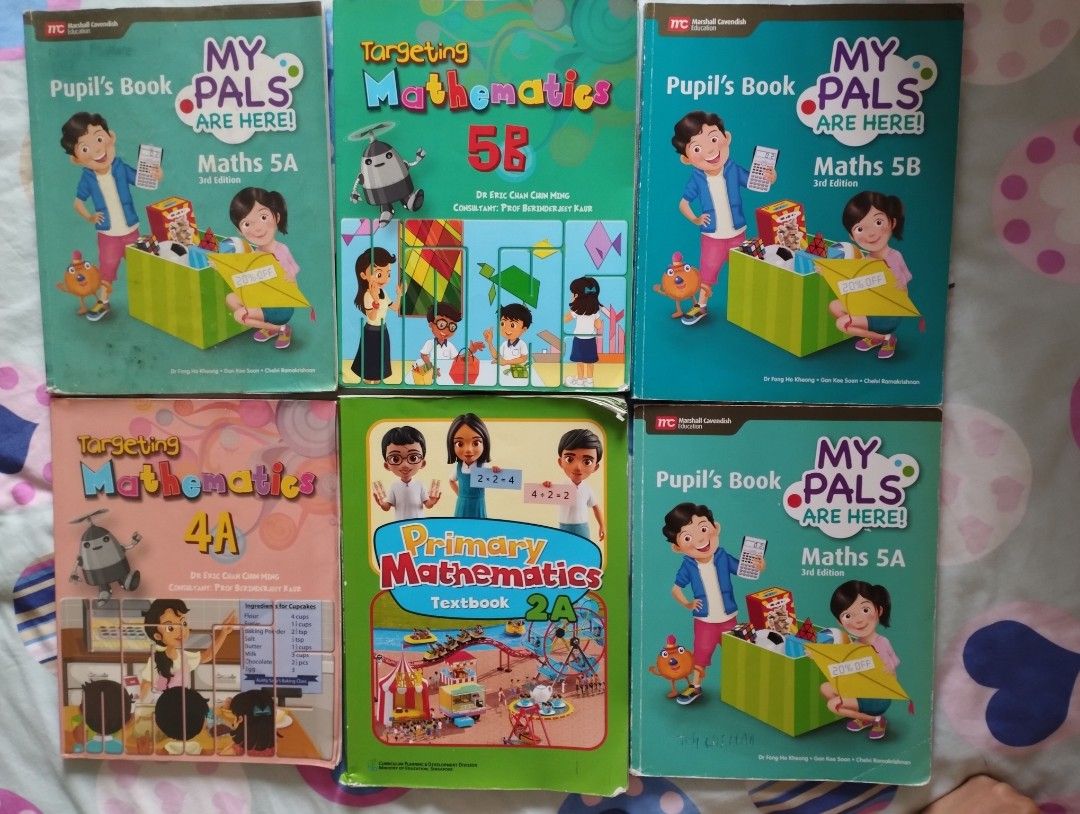 Primary 2, 3, 4 and 5 text books for maths, science, Hobbies & Toys ...