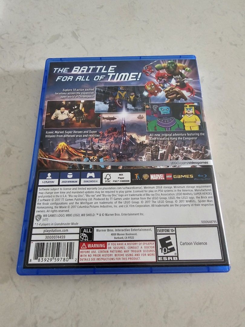 PS4 Playstation 4 Lego Marvel Super Heroes 2 Video Gaming Video Games PlayStation on Carousell