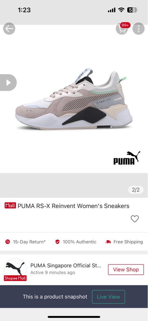 Puma free 2 top day shipping