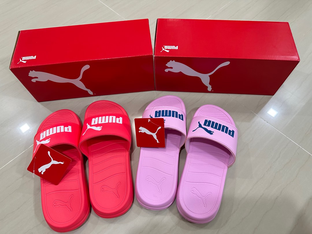 Puma Slides, Women's Fashion, Footwear, Sandals on Carousell