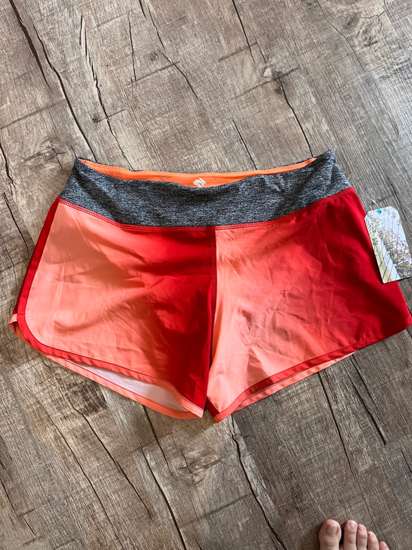 Red women's running shorts sales