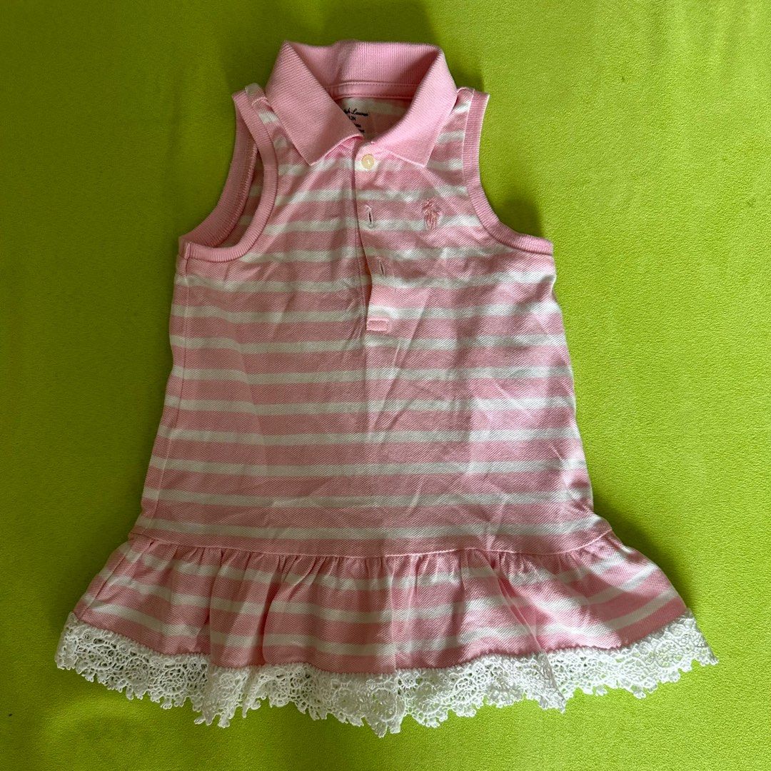 Ralph lauren baby clearance girl pink dress