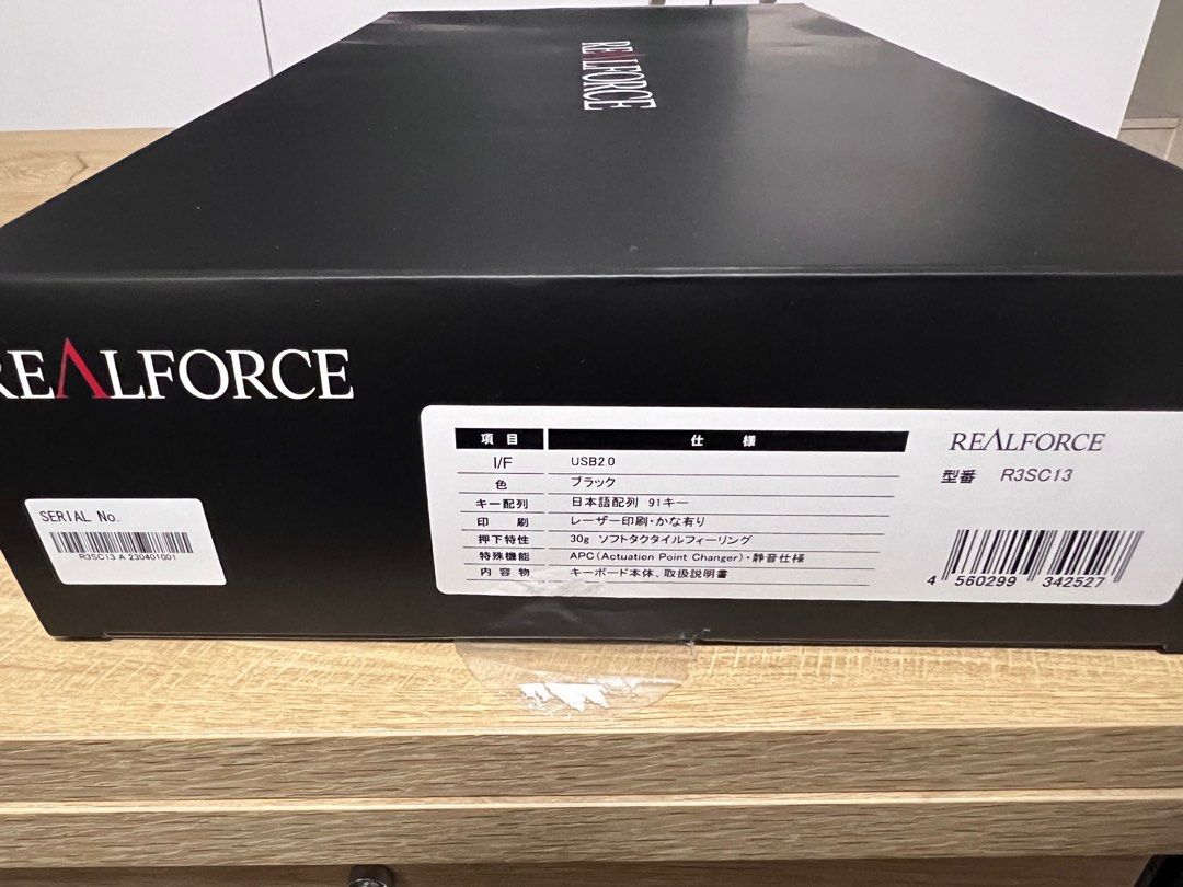 Realforce R3sc13 靜電容鍵盤, 電腦＆科技, 電腦周邊及配件, 電腦鍵盤