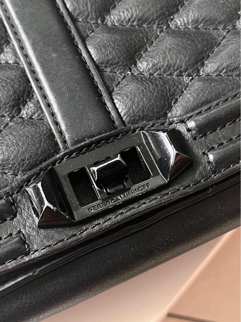 Rebecca minkoff outlet black shoulder bag