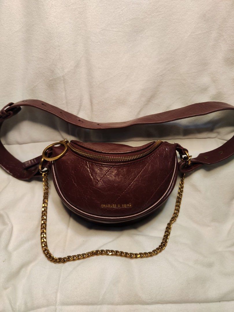 Red Fanny Pack Charles Keith