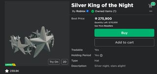 Roblox Limited - Dominus Formidulosus, Video Gaming, Gaming Accessories,  In-Game Products on Carousell