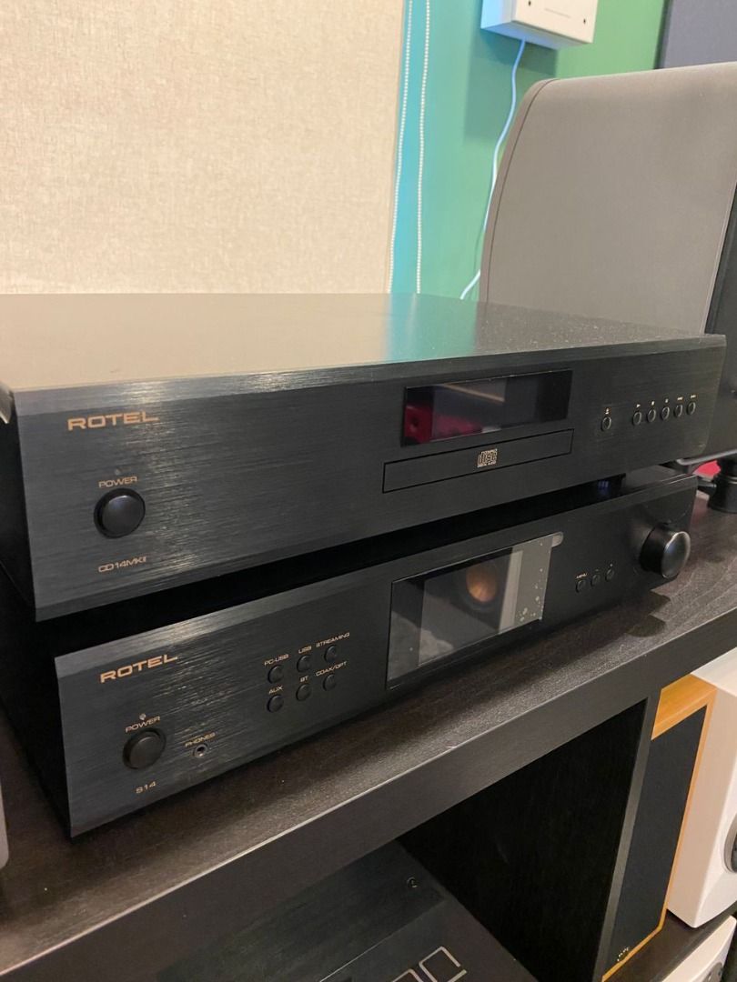 Rotel CD14MKII Compact, Minimalist and Modern CD Player TI 32bit