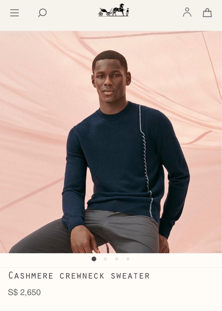 Cashmere crewneck sweater online