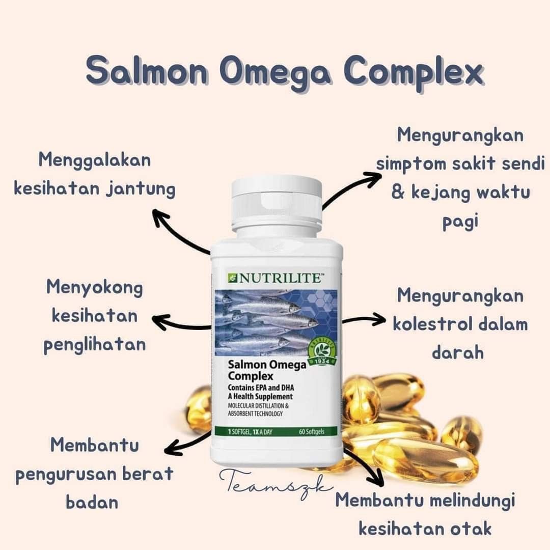 Salmon omega Nutrilite Amway, Health & Nutrition, Health Supplements