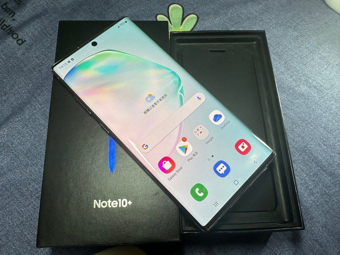 Samsung Note 10+ (12+256GB) *99%new ! 香港行貨Aura Glow顏色，有盒