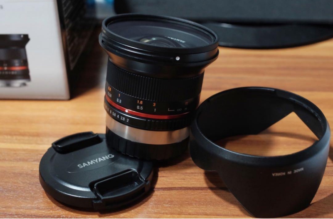 Samyang 12mm f2 Fuji x mount, 攝影器材, 鏡頭及裝備 - Carousell