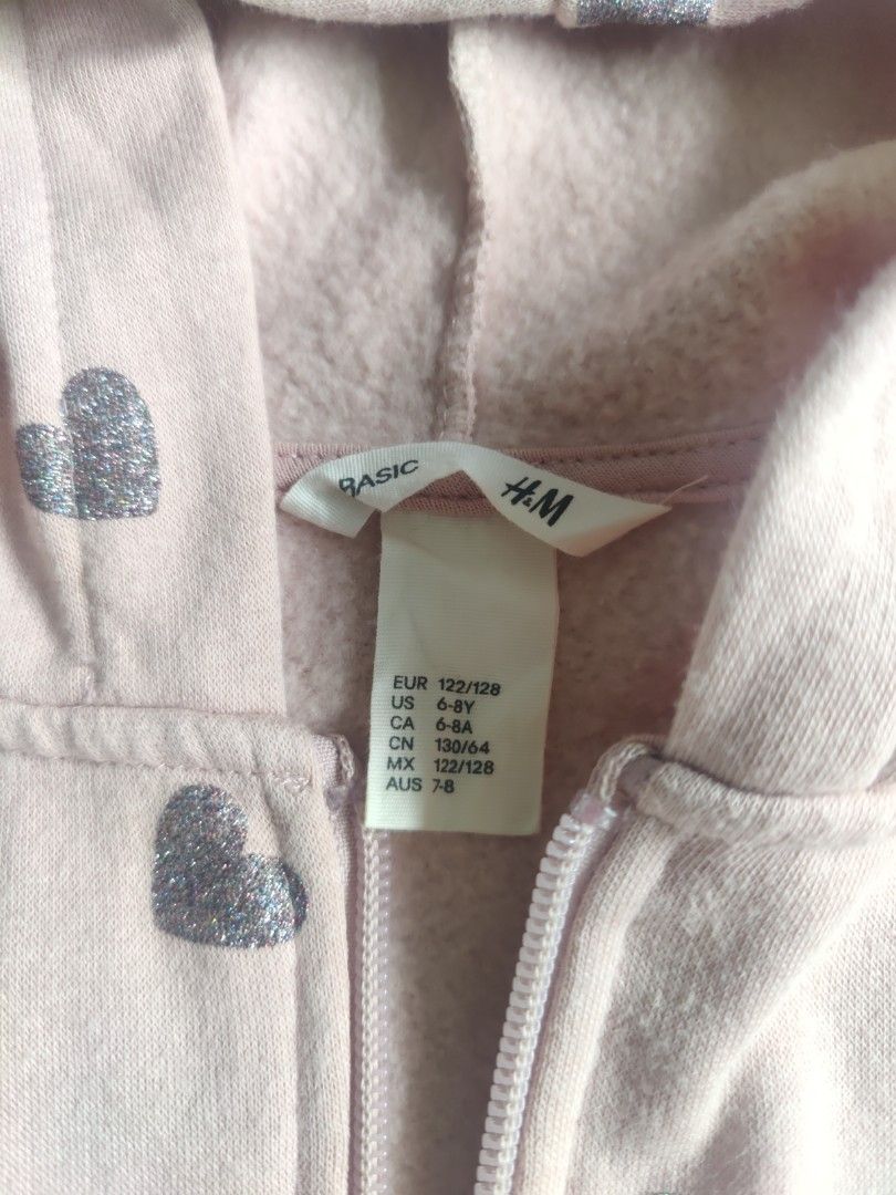Set of 2 girls H M fleece hoodies