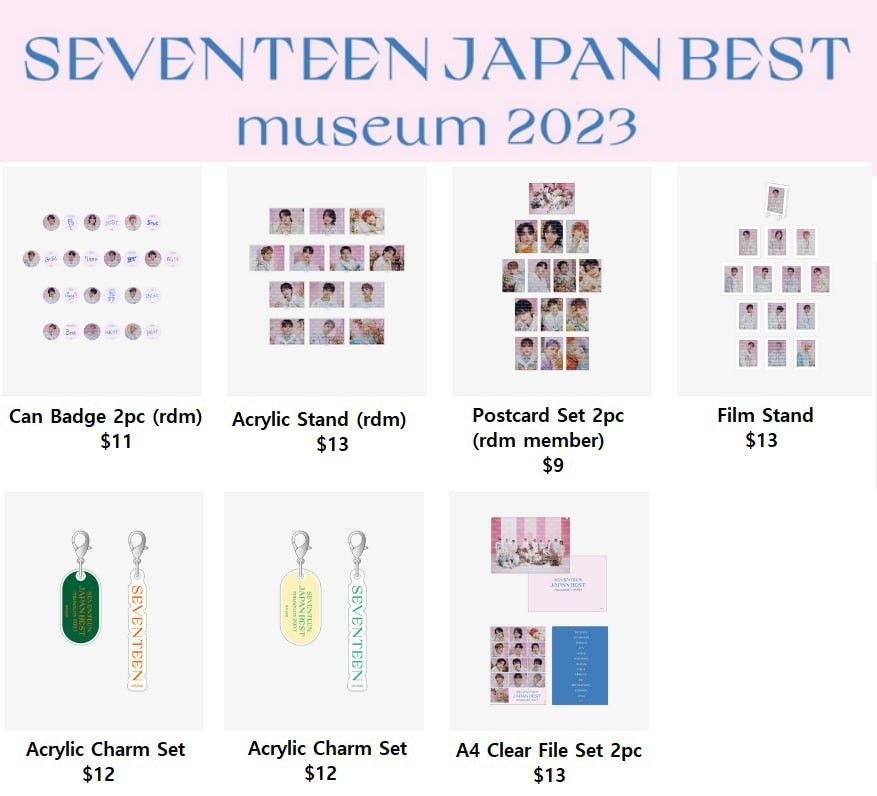 Seventeen Follow To Japan Concert Goods/ Merchandise , Seventeen
