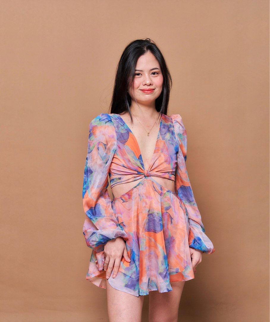 Sheer hotsell flowy dress