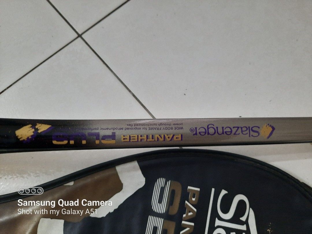 Slazenger panther plus squash racket, Sports Equipment, Sports & Games ...