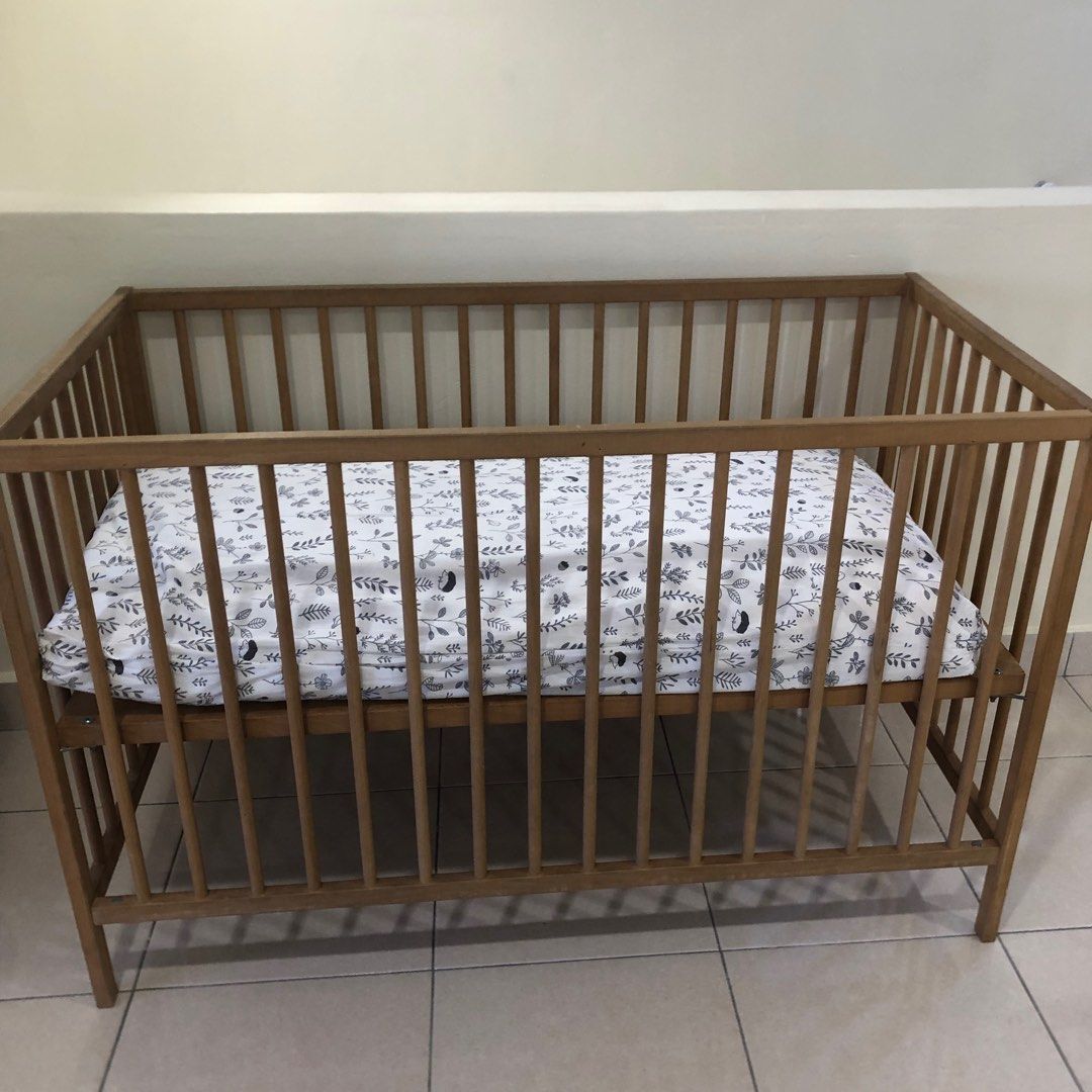 Sniglar Baby Cot Ikea, Babies & Kids, Baby Nursery & Kids Furniture, Cots & Cribs on Carousell