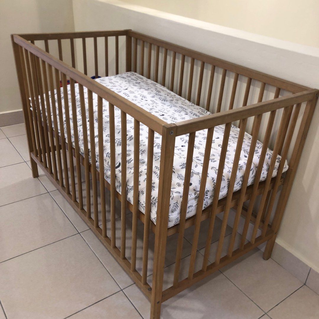 Sniglar Baby Cot Ikea, Babies & Kids, Baby Nursery & Kids Furniture, Cots & Cribs on Carousell