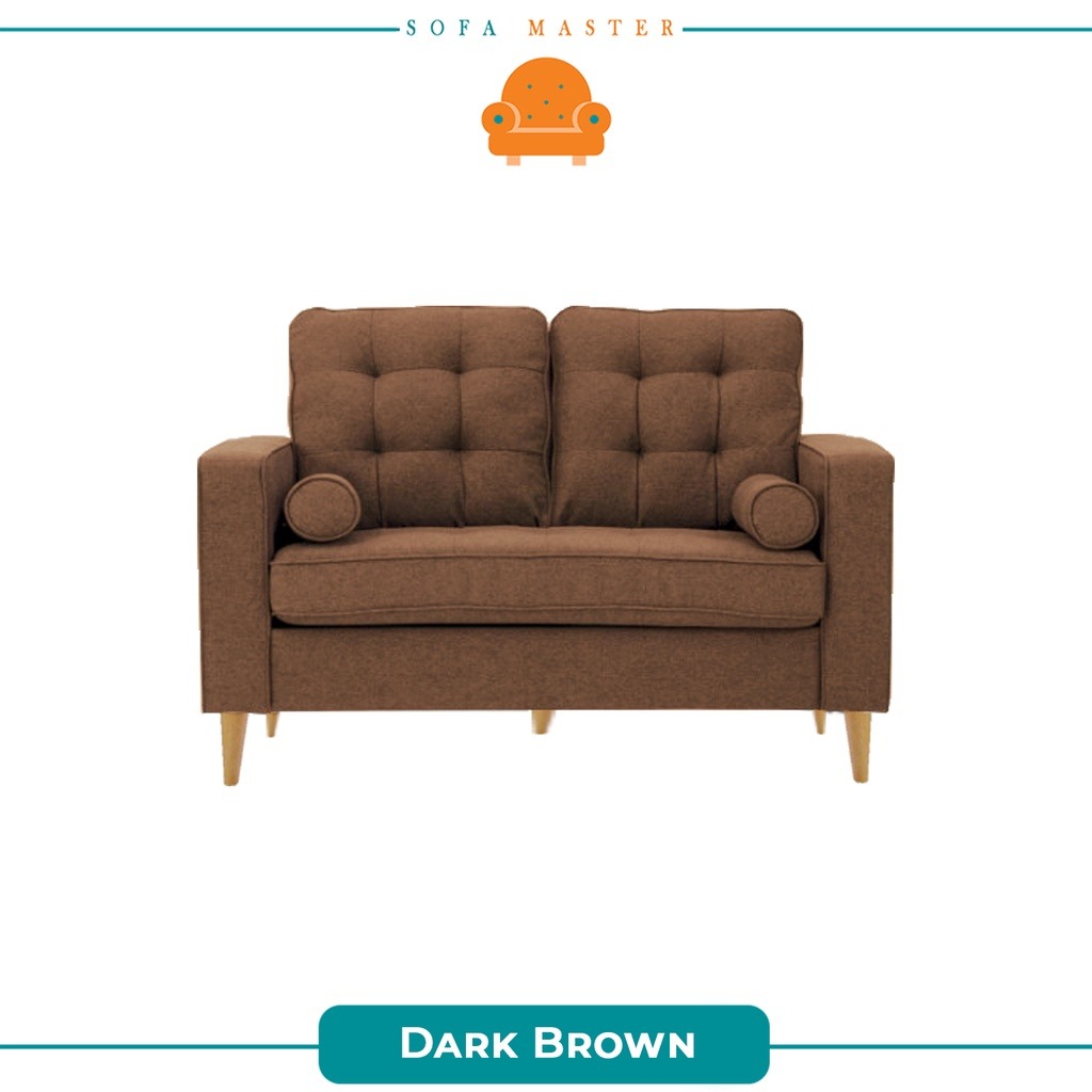 Sofa Master Aiden 2 Seater Fabric Sofa With 6" Pencil Leg, Furniture