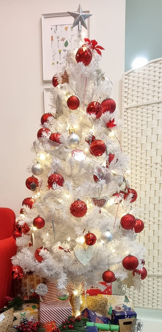 Spotlight Christmas Tree without ornaments (White 180cm), Furniture