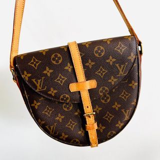 STEAL 👍 Louis Vuitton LV Shanti Chantilly GM Monogram Logo GHW Flap Shoulder Sling Bag Authentic