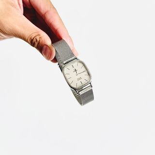 STEAL 😉 Omega De Ville Stainless Steel 20MM Quartz Vintage Watch Authentic
